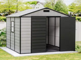 Giantz Garden Shed Sheds Outdoor Storage 2.15x2.14M Tool Workshop House Shelter SHED-GAB-P-7X7-GR-ABC