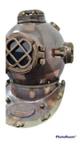 US Navy Mark V Diving Helmet Dark Antique Finish V440-DH103F