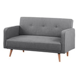 Picasso 2 Seater Fabric Sofa Lounge Couch Dark Grey V315-VOL-PICA-02