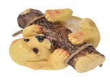 Resin Swinging Puppy Dog Statue Simulation Animal Model Figurine Sculpture Crafts Outdoor Garden V1294-YM0523-3111210397111