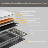 80x80cm Large Square Wall Mount Smart Led Bathroom Mirror Anti Fog Backlit Vanity Mirror V767-XMR-Z28-378-AU
