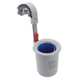 Pool Surface Skimmer Plastic Gray Wall Mounted Automatic Cleaner Filter Debris Collector for V1294-YM0716-3111220196011