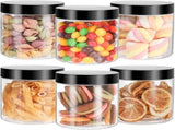 6Pcs Moisture-proof Storage with Sealed Lids,QZS Empty Plastic Containers,Round Refillable Food V1189-WXFWAL-20260319-00139
