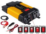 Modified Sine Wave Inverter High Frequency 6000W Peak Inverter DC 12V to AC 220V Converter Car V1294-YM0901-H33148-6000W-220V