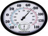 Indoor Outdoor Hygrometer - Waterproof Hanging Wall Decorative Outdoor V1370-AZ4-08245