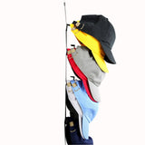 18 Hat Racks Hold up to 40 caps Over Door Organizer Baseball Hat Organizer Over Door V1366-AZ2-W-12350