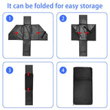 Folding Bike Storage Box,Folding Bike Storage Box Car Trunk Organizer Foldable Bicycle Storage V1366-AZ2-W-04528