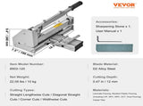 Floor Cutter 330mm, Cuts Vinyl Plank, Laminate, Engineered Hardwood, Siding, 12mm Cutting Depth V952-XQL13INCH12MM6M18V0