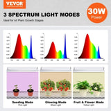 VEVOR Plant Stand with Grow Lights 6 Tiers 150W 180 cm Tall Plant Grow Shelf V952-GNZWJ180CM75DH4U1V3