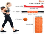4 in 1 Foam Roller Set Trigger Point Roller - Yoga Stick - Massage Ball - Fitness Stretching Band V1188-ZXY-10370