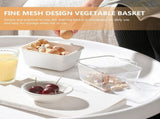 Kitchen Strainer Basket Fine Mesh Design Fruit Vegetable 2Pcs V1370-AZ4-16045