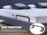 2-Pack Black Mattress Slide for Bed Frame, Non- Mattress Holder to Keep Bedding Secure V1370-AZ4-10784