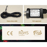 1X Projector Light Christmas Lights Laser Outdoor Decorations Jingle Jollys XMAS-LASER-BK-003