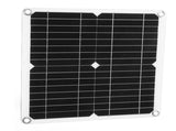 12W 12V Solar Panel Kit Semi Flexible Monocrystalline IP65 Waterproof Portable Solar Charger with V1294-YM0703-3114230037311