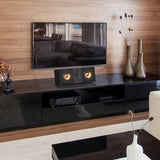 Kanto S10 Low-Profile Angled Sound Bar and Center Channel Speaker Stand for Home Theater V398-KO-S10