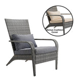 Coastal Weave Reclining Armchair with Bonus Cushion Covers V264-OTF-569S-LGR-NA-1