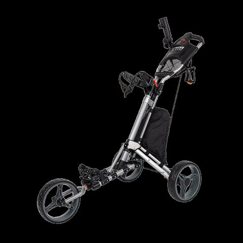 Golf Club Buggy Trolley Cart Compact Foldable 3 Wheel V63-839311