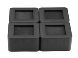 4pcs Set Furniture Leg Risers PP Plastic NOn Slip Riser for Table Desk Bed Sofa Black Color V1294-YM0901-JY05059