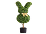 Artificial Topiary Bunny-Shape Boxwood Ball, 2 Set 914mm Faux Boxwood Plant Balls, Fake Silk Tree V952-HYMRGXJS36YCU74VB001V0