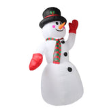8FT Tall Christmas Inflatable Snowman Christmas Inflatables Outdoor Courtyard Yard V1294-YM0901-3115230124013