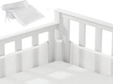 Baby Crib Bumper Set - Set of 2 - Bed Bumper - Bed Side Protectors - Anti-Bump Edge - Breathable V1188-MS101-01381-1
