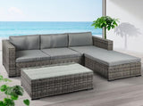 Levede 5pcs Outdoor Sofa Set Patio Furniture OD1038-GY