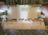 3mx6m 10ft Silk White Backdrop Drapes Curtain Wedding Ceremony Party Home Window Decor V767-XJJ175-V1