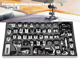 52pcs set Stitch Walking Foot Presser Feet Kit Household Multi functional Sewing Machine Part V1294-YM0901-JY03940