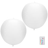 LED Solar Ball Lamp Remote Color Changing Pool Floating Light for Lawn Beach Landscape White V1294-YM0901-3111200240411