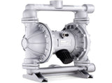 Air Operated Double Diaphragm Pump, 44GPM, Max 115PSI Air Waste Oil Pneumatic Transfer Pump with 2 V952-QDSQGMBLHJ15NT76JV0