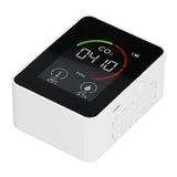 Smart Carbon Dioxide Detector USB Charging Infrared Temperature Humidity Air Quality MonitorWhite V1294-YM0901-3113210119811
