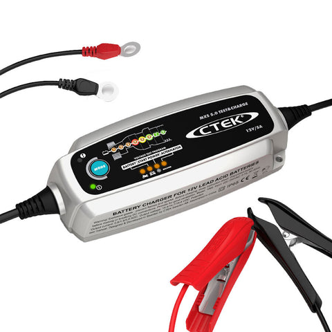 CTEK MXS 5.0 Test and Charge Battery Charger 12V 5Amp Deep Cycle AGM V219-CTEK-56-989