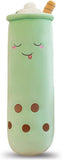 Bubble Tea Plush Pillow Soft Plush Toy Skin-Friendly Pillow Multiple Sizes Cute - Green - Size 36in V1107-DSZ-12536-GRN-36IN