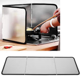 Kitchen Oil Baffle Oil SplashingProof Insulation Plate for Home Kitchen Gas Stove V1294-YM0901-3118200142311