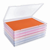 6 Pack Photo Storage Box, Fits 8In X 10In Photo, Scrapbook Paper Storage with Snap-Tight Latch, for V1192-AZ-W-23052