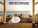 152.4x152.4 Post Base, 10Pcs Stainless Steel Post Anchor Bracket, V952-BBLZDZ6X6INCJSW8JV0