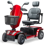 EQUIPMED VentureCruise Mobility Scooter, S-XXL comfortable size for all riders, 30km Max Range, V219-HELMBUEQ5RDA