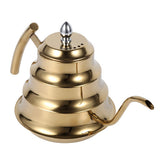 Bamboo Joint Design Stainless Steel Gooseneck Coffee Kettle Drip Pot Maker Infusion V1294-YM0722-JYA01536-02
