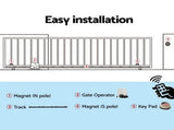 LockMaster Automatic Sliding Gate Opener Kit Keypad 4M 1800KG GO-SGO-DSR1800-AC-172-RX2