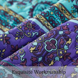 Tranquil Quilted coverlet and pillowcovers set Perfect for Relaxation - Queen size V745-MAC080196Q13U