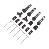 Tri Fold Tonneau Cover Clamp Kit, Direct Replacement Tonneau Cover Clamp Fitment Wear Resistant V1369-AZ3-W-16220