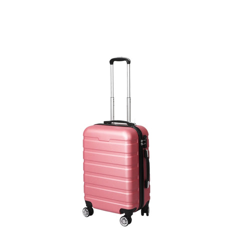 Slimbridge 20" Carry On Luggage Case Rose Gold 20 inch LG1009-20-RG