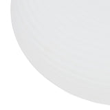 LED Flush Mount Ceiling Light Round Ceiling Lamp Creamy White Threaded Shape Lampshade for Living V1294-YM0901-3119250017311