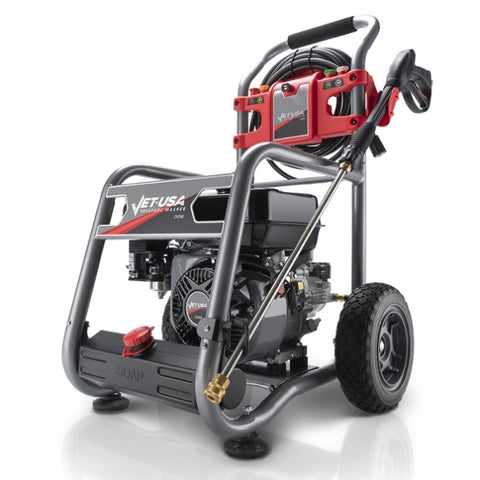 JET-USA 4800PSI Petrol Powered High Pressure Washer, w/ 30m Hose and Drain Cleaner - CX760 V219-PRWPTLJETA760-KIT