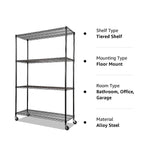 Modular Wire Storage Shelf 1500 x 600 x 1800mm Steel Shelving V63-841101