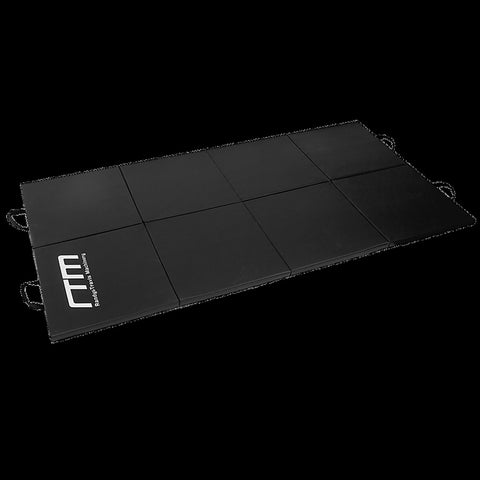 Folding Black Exercise Mat Gymnastics, Martial Arts, Yoga, Karate & Judo Training V63-839241