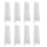8PCS Aluminum Siding Corners 8 Inch Outside Siding Corner Trim with Screws for House Exterior Corner V1294-YM0901-3114240020011