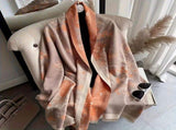 Bohemian-style Faux Cashmere Shawl Scarf, Soft, Warm, and Stylish for Autumn and Winter V1232-FXRPJ010