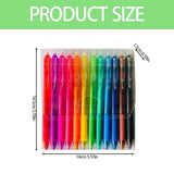 Retractable Erasable Gel Pens Clicker, Refillable & Retractable Gel Ink Pens, Fine Point 0.7mm, V1370-AZ4-22917
