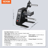 Automatic Label Dispenser, Width 15-125 mm, Length 3-150 mm, Automatic Label Stripper Label V952-LSZDTBFPJHSX0ZZKNV3